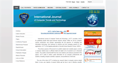 Desktop Screenshot of ijcttjournal.org