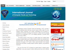 Tablet Screenshot of ijcttjournal.org